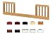 Toddler Guard Rail for Hidden Hardware Cribs (For M4801, M4001, M5921) in Red/Black Finish By Da Vinci Baby Furniture