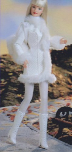Barbie+Exclusive+Fashion+Avenue+White+Coat+with+Fur+Like+Trim+%281999%29