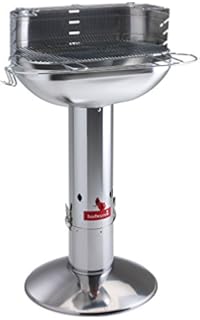barbecue charbon de jardin sur pied barbecook optima black