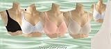 Breezies Applique Microfiber Seamless Bra with Patented Ultimair Lining $34 As Seen on Tv Shopping Channel - More Colors - *Black* - *Pink*