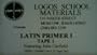 Latin Primer I Video [VHS]