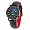 DeTomaso Trend Herren-Armbanduhr Spacy Timeline Rund Schwarz/Schwarz/Leder G-30730-BK