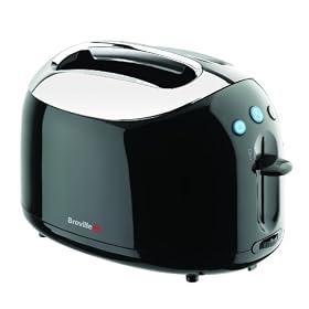 Breville VTT295 Black 2 Slice Toaster, 850 Watts