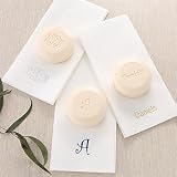 Custom Monogram Personalized Guest Soaps & Towels Set