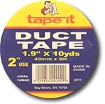 Duct Tape General Purpose - Black by Tape It