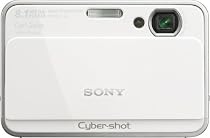 Sony Cybershot DSC-T2 8MP Digital Camera with 3x Optical Zoom (White)