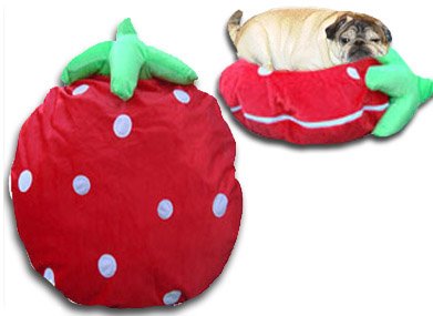 Super Kawaii Japanese Strawberry Shape Dog Cat Pet Bed