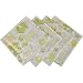 Fruit Print Napkins - Set of 4, 100% cotton