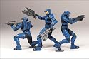 Halo 2009 Heroic Collection Blue Team Set
