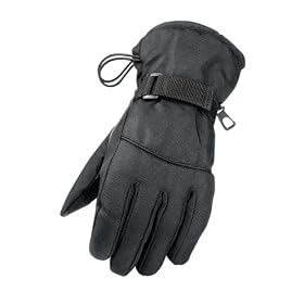 Raider SX3 Black Large Snow Gloves