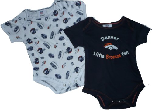 Denver Broncos Onesie/ Creeper 2pc 18 Months Baby Infant