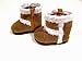 American Girl Doll Clothes Brown Sherpa Boots