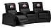 Black Leather Theater Seating Recliners Ohio State University Buckeyes