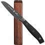 Tyler Florence Titanium 3-1/2-Inch Paring Knife with Magnetic Individual Wood Knife Block