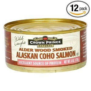 Alder Wood Smoked Alaskan Coho Salmon by Crown Prince