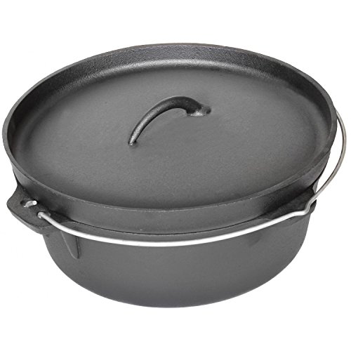 Cajun Cookware 21-quart Seasoned Cast Iron Camp Pot - Gl10481s