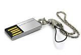 Super Talent Pico Series C - USB flash drive - 16 GB - Hi-Speed USB - chrome
