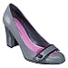 Women's Isaac Mizrahi for Target® Jasmine Mary Jane Pumps - Gray Patent