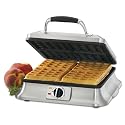 Cuisinart WAF-4B 4-Slice Belgian Waffle Iron, Brushed Stainless