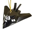 4" Black F117 Bomber Plane Christmas Ornament #25303