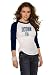 Connecticut Huskies Women's 3/4 Sleeve Raglan Top - by Alyssa Milano