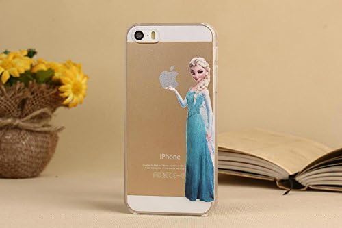 Disney Frozen Princess Elsa Holding Logo Clear TPU Plastic Case for iPhone 6 4.7 4.7"