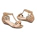 Carol Shoes Fashion Bows Womens Low Heel Open Toe Sandals
