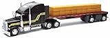 FREIGHTLINER CLASSIC XL FLATBED W/ HAY BALES Truck New Ray