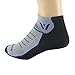 Swiftwick- VIBE ZERO Trail & Road Running Socks, No-Show (OIy Blue, Large)