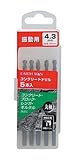 高儀 EARTH MAN 振動用 コンクリートドリル 丸軸 4.3mm 5本入 12個セット