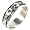 Irish Friendship / Love Claddagh Band Sterling Silver Ring Size 6