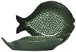 Glass Kelp Green Flounder Dish 10 1/2" x 7 1/2"