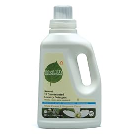 Seventh Generation 2X Conc., Wht Flower/Bergamot Cit, 32-Ounce (Pack of 6)