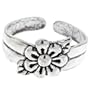 925 Sterling Silver SUNFLOWER PETALS Toe Ring
