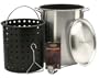 Eastman Outdoors 38037 32-Quart Marrlite Non-Stick Outdoor Cooking Pot with Basket
