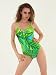 Swim Suit 1 Piece Tropical Print Christina Swimwear Size 10