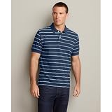 41G46vJaC8L. SL160  Eddie Bauer Short Sleeve Striped Field Polo