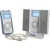 DreamGear iSound 2-in-1 Speaker/Case Bundle for iPod nano 1G (White)
