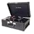 Crosley CR49 Traveler Portable Turntable, Black