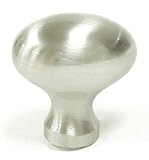 Egg knob 1 1/4 in Brushed Satin Nickel