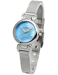 Casio Womens LTP1338BD-2A Silver Stainless-Steel Quartz Watch with Blue Dial