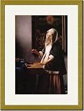 Gold Framed/Matted Print 17x23, Weights