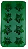 SiliconeZone Stars Ice Cube/Chocolate Mold, Green