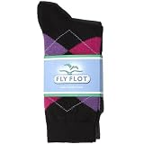 Fly Flot Ladies Black Mix and Plain Grey 2 Pack Socks