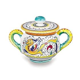Handmade Raffaellesco Sugar Bowl From Italy by 