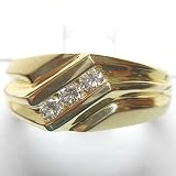 14K Man's Diamond Ring