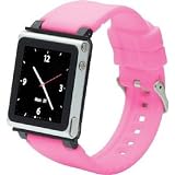 iWatchz CLRCHR22PIK Q Collection Wrist Strap for iPod Nano 6G