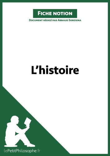 L'histoire (Fiche notion): LePetitPhilosophe.fr - Comprendre la philosophie (Notions philosophiques t. 9) (French Edition)