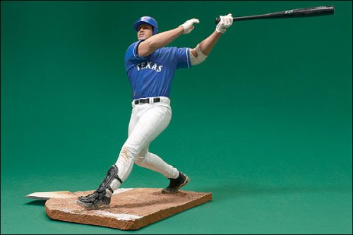 McFarlane Toys MLB Sports Picks Series 3 Action Figure Juan Gonzalez (Texas Rangers) Blue Jersey
