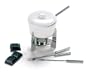 Paderno World  Cuisine 4 3/8 Inch Chocolate Fondue Set